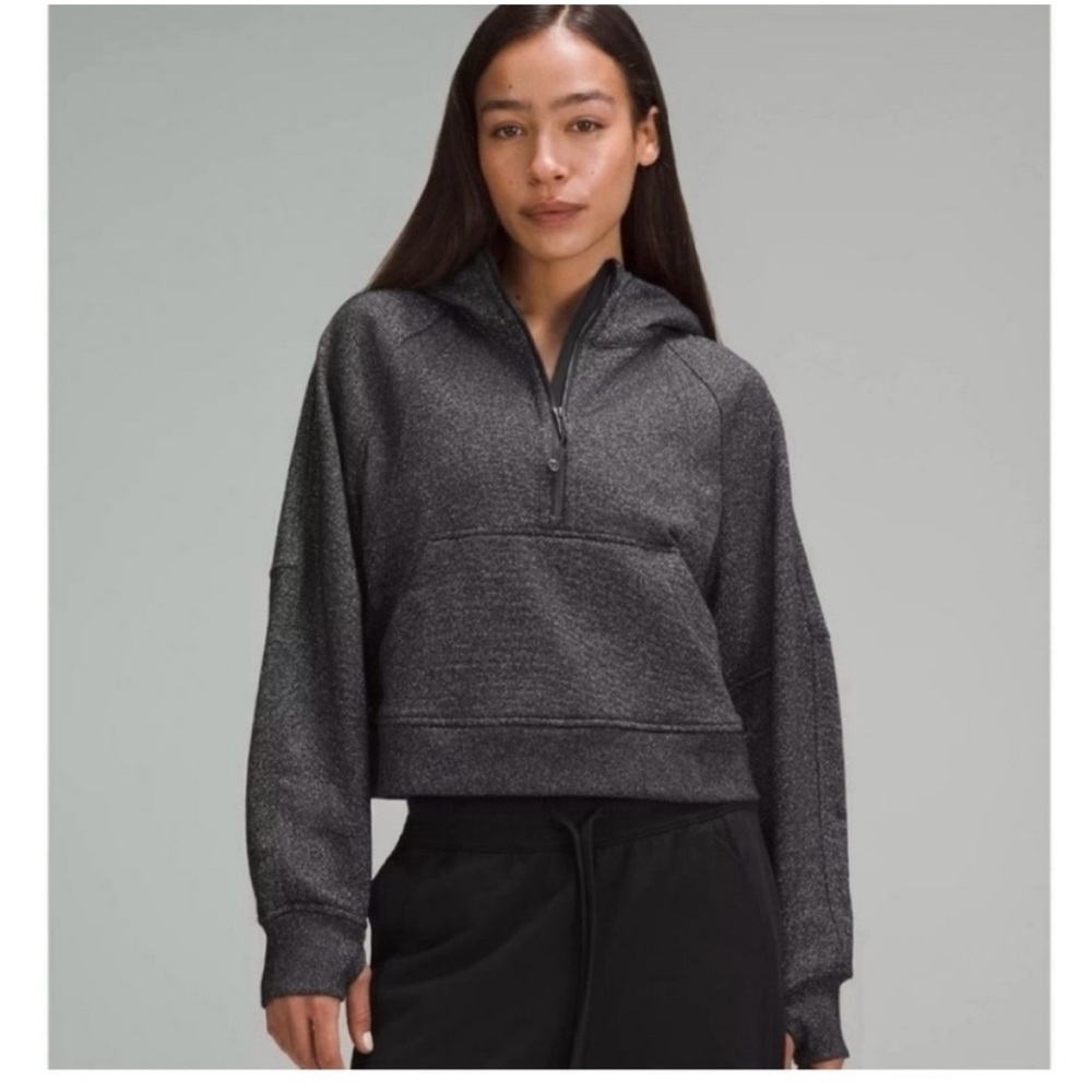 Women's Gray Half-Zip Pullover